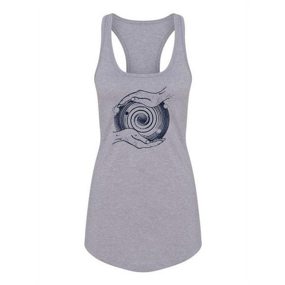 Spiral And Hands Tank Women -Image by Shutterstock, Female Medium