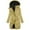 Yellow, variant on Long Puffer Jacket for Women with Detachable Hood, Full-zip Waterproof Thick Warm Sherpa Lined Winter Coat Parkas (4XL, Yellow)