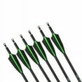 thumbnail image 4 of EROCK 12pcs/set Archery Mixed Carbon Hunting Target Arrows 30" spine 500 for Recurve & Compound Bows, 4 of 7