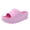 Pink, variant on Platform Slippers for Women Bright Color Casual Houes Sandals Soft Cushion Comfortable Bathroom Shoes