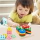 thumbnail image 5 of Juego de juguetes de matemáticas de clasificación de formas geométricas de madera para bebés Montessori educativo (B) Likrtyny juguetes de los niños, 5 of 9
