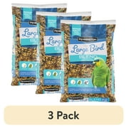(3 pack) Pennington Large Bird Everyday Blend Bird Food for Parrots, Cockatoos; 3 lb. Bag