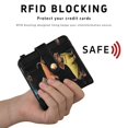 thumbnail image 4 of Small Wallet For Women Bifold Leather Pocket Coin Credit Card Holder With RFID Blocking Dogs Wearing Different Colored Coats, 4 of 6