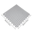 thumbnail image 2 of 24x Modular Rectangular Interlocking Cushion Floor Tile Mat Drain Deck Pool Shower Anti-skid Grey, 2 of 20