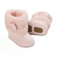 thumbnail image 7 of Juebong Baby Fleece Snow Boots Infant Boy Girl Winter Boots Nonslip Outdoor Warm Shoes Newborn Ankle Booties Pink,12, 7 of 7