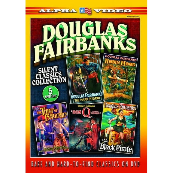 Douglas Fairbanks Silent Classics Collection (DVD), Alpha Video, Drama