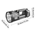 thumbnail image 1 of DPTALR Super Bright Double-Head Portable Flashlight, Super Bright Handheld Spotlight, High Lumens LED Flashlight, Large Battery Long Lasting Powerful, 1 of 1