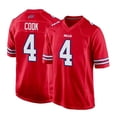thumbnail image 1 of Men's Buffalo Cook 4 Red Stitched T-Shirts Sports Player Game Top, XX-Large, 1 of 2