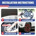 thumbnail image 5 of (Set of 4) 17 inch Hubcaps Wheel Rims Cover for 2013-2018 Toyota Rav4,Not Fit for Winter Wheel Rims,Black Lacquer & Red Lacquer, 5 of 7