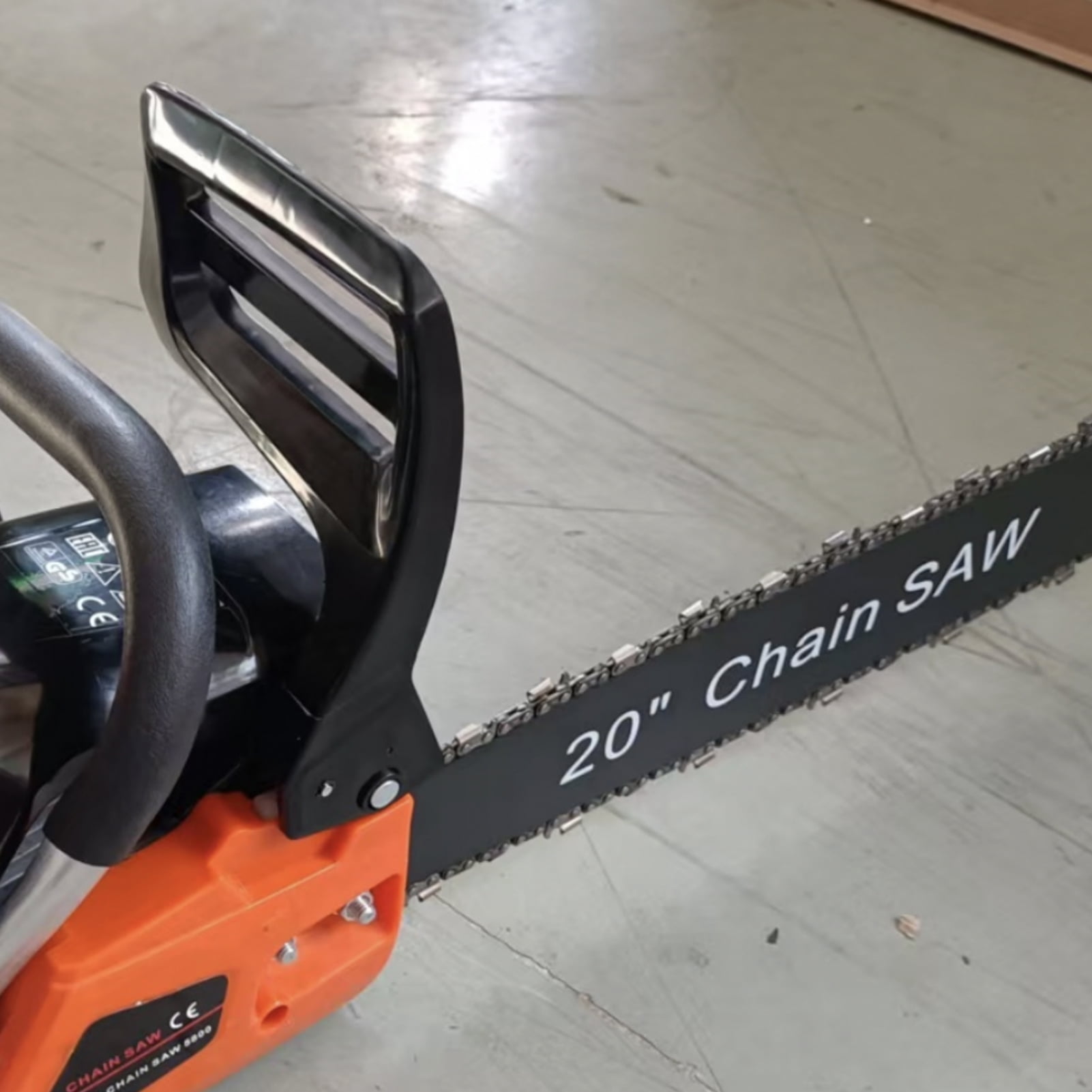 Plenkra 20 Inch 58CC 2-Stroke Gas Chainsaw High-Power Handheld Cordless Logging Tool for Efficient Wood Cutting & Tree Trimming