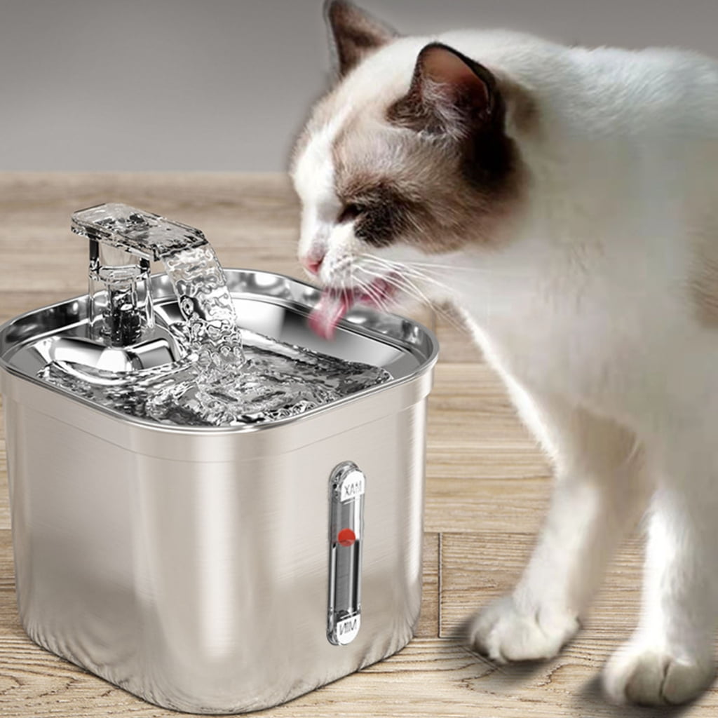 BQBQERT 2.20L Electric Cats Water Dispenser Automatic Pet Watering Bowl Drinking Fountain