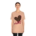 thumbnail image 3 of Cute Valentine's Day Shirt | Leopard Heart, 3 of 10