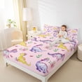 thumbnail image 4 of Castle Fairy Kawaii Animal Dino Queen Sheet Sets,Woodland Wildlife Bed Set, 4 of 7