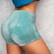 thumbnail image 4 of Fotbe Blue Marble Shorts Sin Costuras – Shorts Deportivos de Cintura Alta para Mujer, Elásticos para Gimnasio, Yoga, Running o Ciclismo-Small, 4 of 8