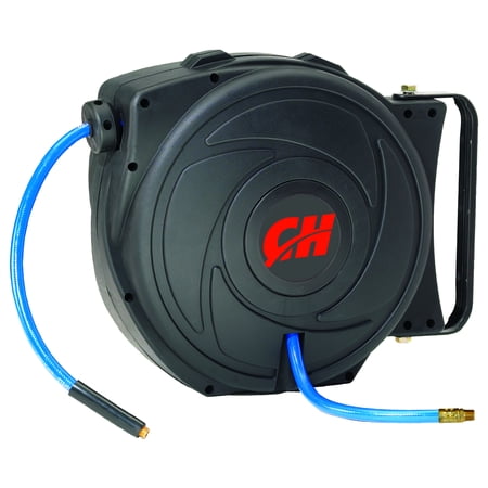 Campbell Hausfeld Retractable Hose Reel, 50 ft Air Hose (Best Air Hose Reel Reviews)