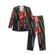 thumbnail image 1 of Fotbe farm work Pijama de Hombre con Estampado de Manga Larga, Conjunto de 2 Piezas, Ropa de Dormir Suave y Cómoda con Bolsillos-X-Large, 1 of 7