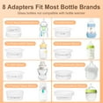 thumbnail image 2 of Portable Bottle Warmer for Travel, Cordless Baby Bottle Warmer, Rechargeable Bottle Warmer, Fast Heating, White, 2 of 6