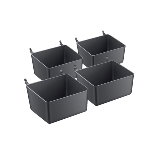 Monstrate Caja de almacenamiento de forma cuadrada, joyero de escritorio, accesorios grises para el hogar, organizador pequeño, cesta apilable, Suministros de limpieza para el hogar