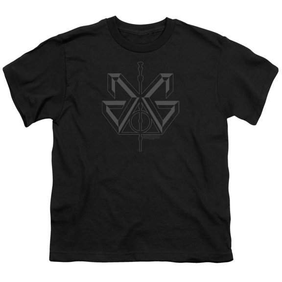 Fantastic Beasts 2 - Grindelwald Sigil - Youth Short Sleeve Shirt - Small