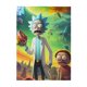 thumbnail image 3 of Rompecabezas de madera de Rick & Morty: adecuado para niños adultos, rompecabezas para niños y niñas, juguetes de juegos de entretenimiento con rompecabezas. Talla única, 3 of 8