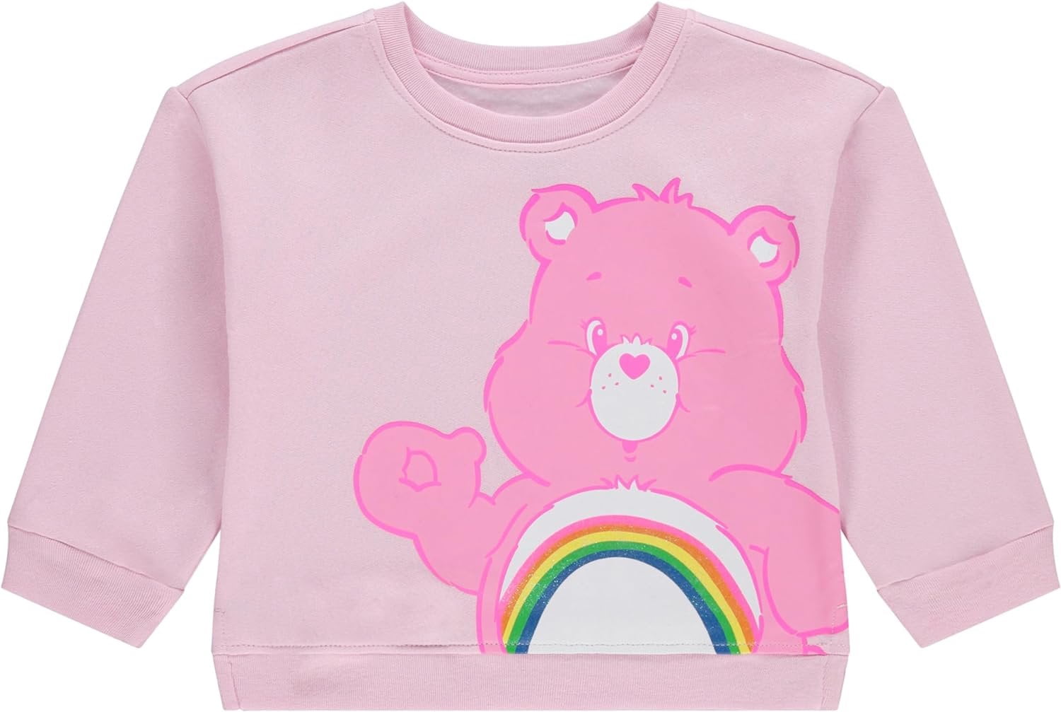 Care Bears Toddler Girls Cheer Bear Sweatshirt & Legging 2-piece Bundle Set -Sizes 2T-5T