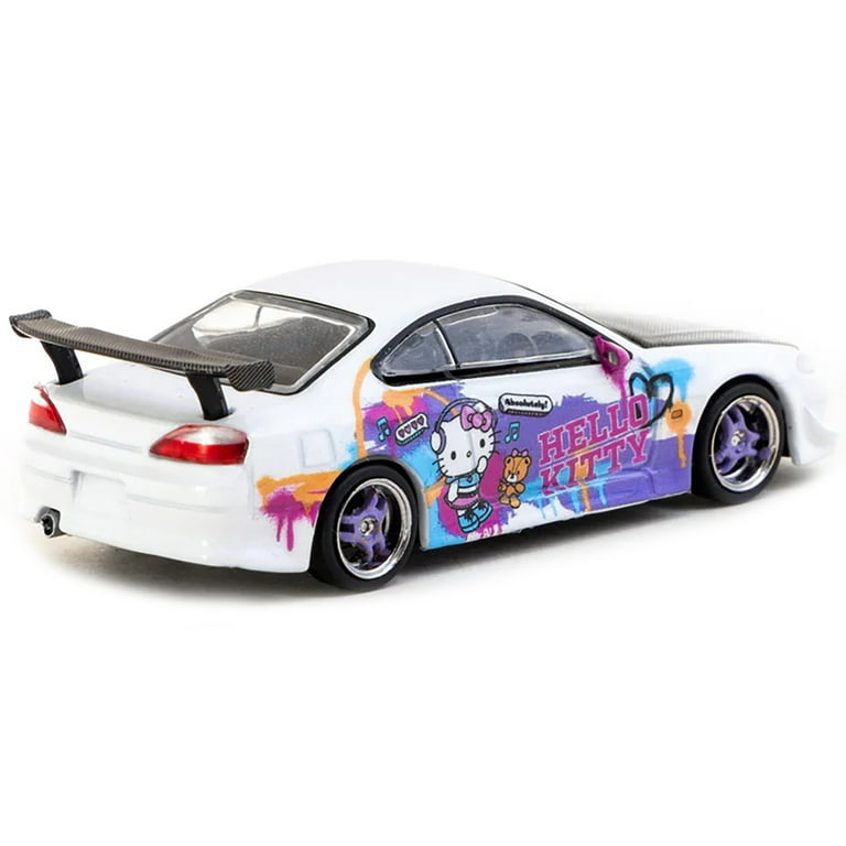 ターマックワークス1/64 ヴェルテックス 日産シルビア　ハローキティ ドリフト Nissan Silvia (S15) Vertex RHD 