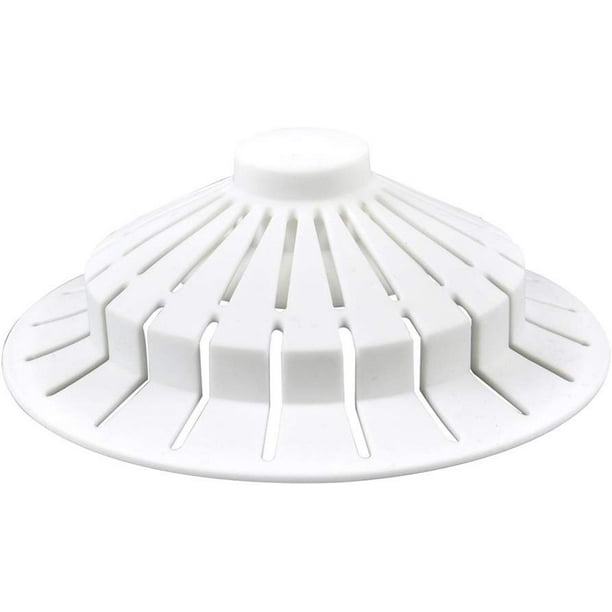 DANCO Universal Bathroom Bathtub Suction Cup Hair Catcher Strainer and Snare Fits Lift & Turn