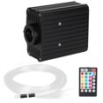 thumbnail image 3 of RGBW Fiber Light, DC12V 16W APP Control Fiber Optic Light, With 2m Fiber Optic Cable LED Colorful Aluminum For Decorating Car Decorating Home, 3 of 8