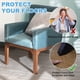 thumbnail image 5 of Uxcell 16Pcs Protectores de Piso para Patas de Silla, Tapas Transparentes para Patas de Silla de 1.5 x 1.5 Pulgadas, Cubiertas de Muebles Cuadradas, 5 of 7