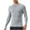 A01-Gray, variant on USNSM Men's Compression Shirt Casual Fitness Lightweight Breathable Muscle Fit T-Shirt Round Neck Long Sleeve Pullover Tops Black L