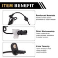 thumbnail image 3 of Unique Bargains ABS Wheel Speed Sensor ABS Sensor Anti-lock Braking System Sensor No.57475T4NH03/57475T4NH03 for Honda Jade 2015-2020 1 Pcs Rear Left, 3 of 6