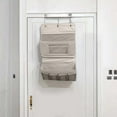 thumbnail image 5 of Cloth Hanging Bag Student Dormitory Wall Shelf Bathroom Purpose Storage Bag Polyester Sorting and Storage Artifact, 5 of 5