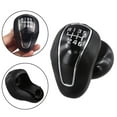 thumbnail image 4 of Black 6-Speed Gear Knob Gear Shift Head 43711-Aa00 43711-Aa00 Daab Chrome Accents Durability For Kia For Sportage, 4 of 8