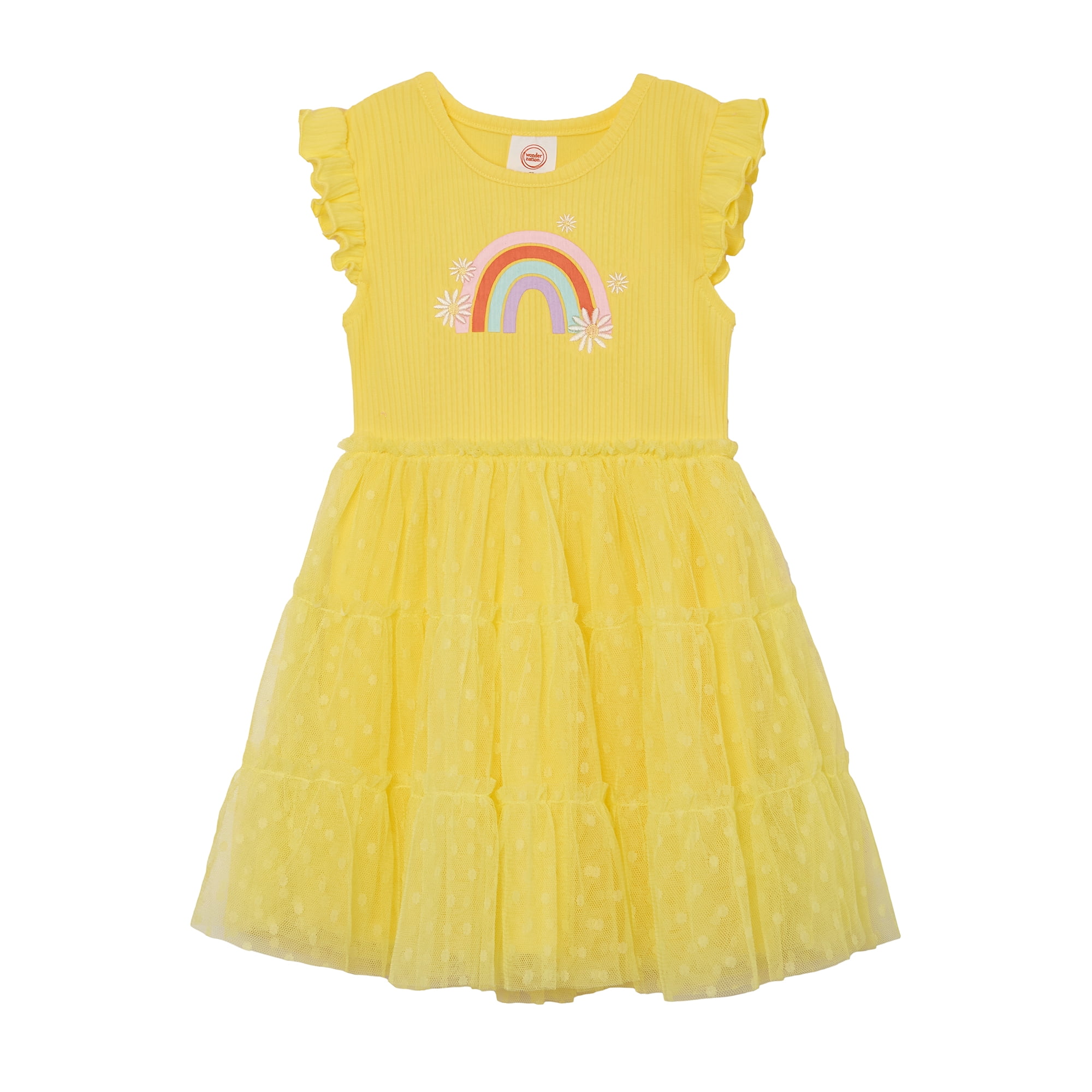 Wonder Nation Toddler Girls Tutu Dress, Sizes 12M-5T