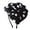 White dots on black, variant on Breathable Muslin Hairband Decorative Festival Headpiece Adults Headpiece for Female Fashion