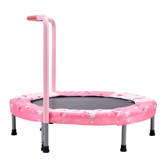 36 Inch Kids Trampoline 3FT Indoor Outdoor Foldable Mini Trampoline with Handle Rebounder for Toddlers Birthday Gift for 3  Years Children Boys Girls Red