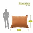 thumbnail image 6 of Majestic Home Goods Decorative Villa Orange Floor Pillow, 6 of 6