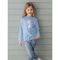 thumbnail image 2 of Lovely Sleepy Unicorn Face Long Sleeve Toddler -Image by Shutterstock,  2 Toddler, 2 of 4