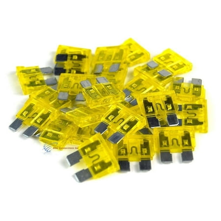 25 PCS 20 Amp ATC Fuse Blade Style Scosche 20A Automotive Car (Best Dumble Style Amp)