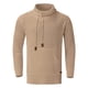 thumbnail image 4 of Gibobby Suéter ligero hombre Sudadera de vellón de manga larga con cuello redondo para hombre(Marrón,G), 4 of 5