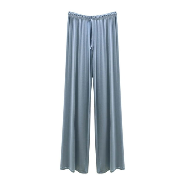 Tii.MM Women's Pajama Pants Lounge Causal Pj Bottoms Solid Color Drawstring Waist Loose Comfy Modal Sleep Pants