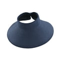 thumbnail image 2 of Clearance under 5$,Xixinqiwan Women's Roll Up Packable Sun Hat Wide Brim Beach Hat Cloth Covered Slip-On Visor for Women, 2 of 4