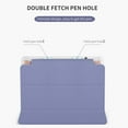 thumbnail image 3 of Timoom iPad Pro 11 Inch 2020 Case with Built-in Pencil Holder, Lightweight Ultra-Thin Smart Silicone Soft Back Cover Auto Sleep/Wake,Protective Case for iPad Pro 11 2020 & 2018, 3 of 7