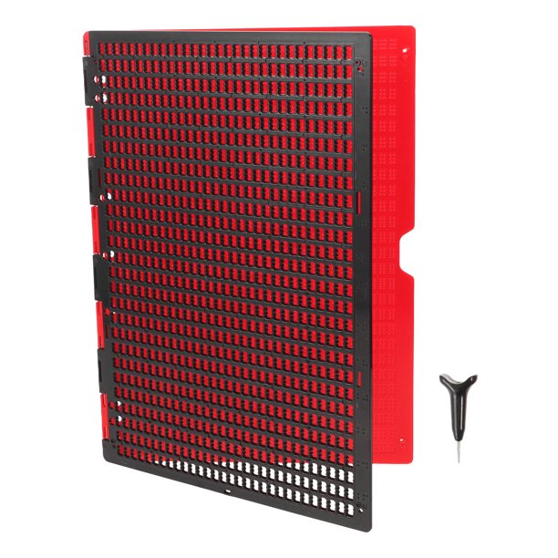 BRIGHTFUFU 1Jgo Herramienta De Escritura Braille Para Discapacidad Visual Plástico Resistente Color Surtido
