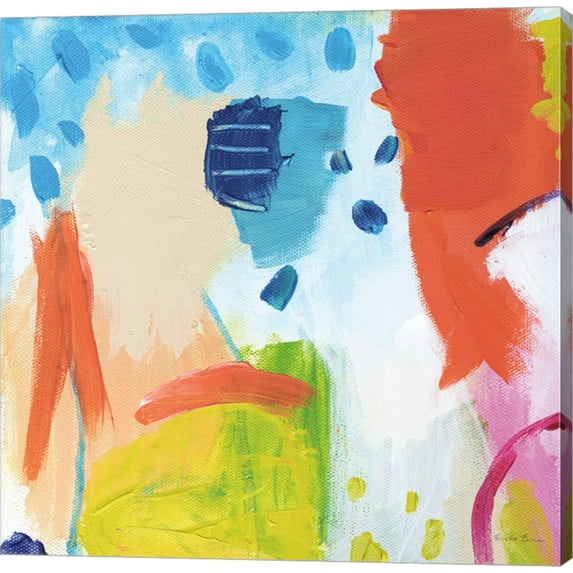 Great Art Now Cheerful I by Farida Zaman Canvas Wall Art