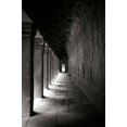 thumbnail image 2 of Berzel, Erin 17x24 White Modern Wood Framed Museum Art Print Titled - Ta Prohm Walkway BW, 2 of 4