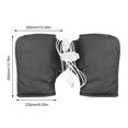 thumbnail image 3 of Cubiertas de agarre calefactor de doble cara PU para andar en bicicleta y moto de nieve (36 V a 96 V) Manguitos calefactables para manillar, 3 of 7