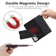 thumbnail image 4 of Compatible Samsung Galaxy Z Fold 2 5G 2020 Leather Case with Wallet Card Function, Anti Scratch Shockproof Bumper Case for Samsung Galaxy Z Fold 2 5G Fiber Black, 4 of 7
