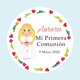 thumbnail image 1 of Pegatinas personalizadas para primera comunión, etiquetas de recuerdo para Baby Shower, niño y niña, 2,5-7cm, 96 unidades, 1 of 4