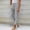 Gray, variant on JFGHDG Cotton Linen Relax Fit Tapered Pants Women High Waisted Drawstring Elastic Waist Cuffed Ankle Casual Beach Daily Trousers with Pockets Black L